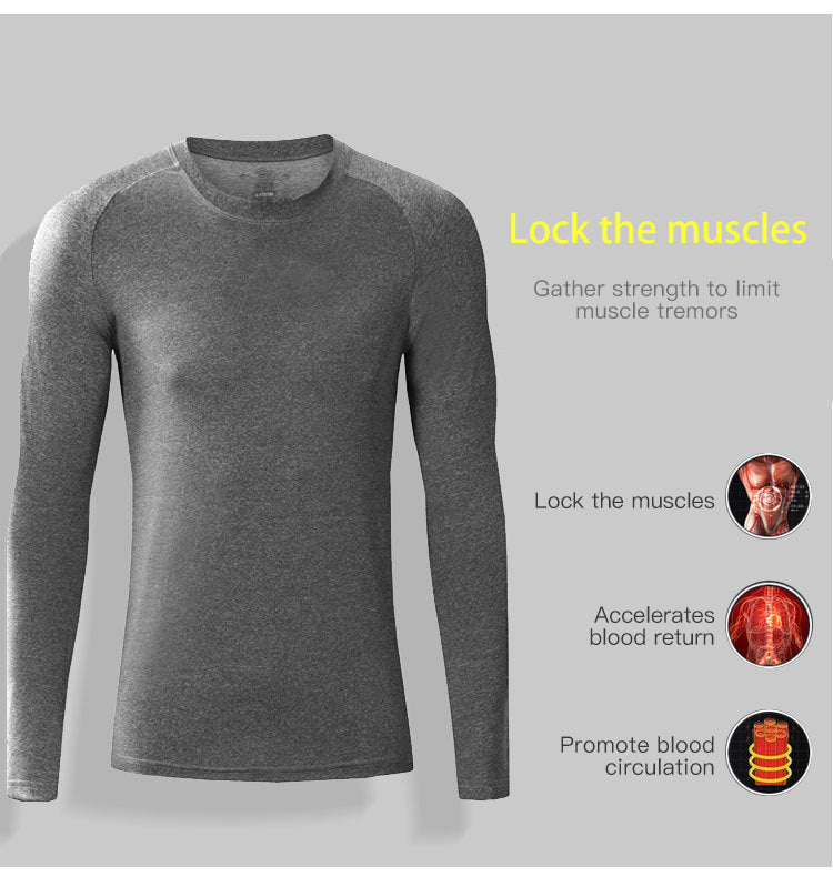 Long Sleeve Shirts for Men - Quick Dry Moisture Wicking Sun Protection Long Sleeve Tee Shirts for Workout Running