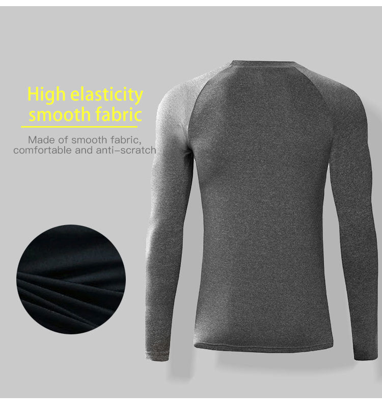 Long Sleeve Shirts for Men - Quick Dry Moisture Wicking Sun Protection Long Sleeve Tee Shirts for Workout Running