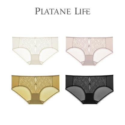 Women's Mid-Low Rise Dual-Stretch Fabric Boyshort