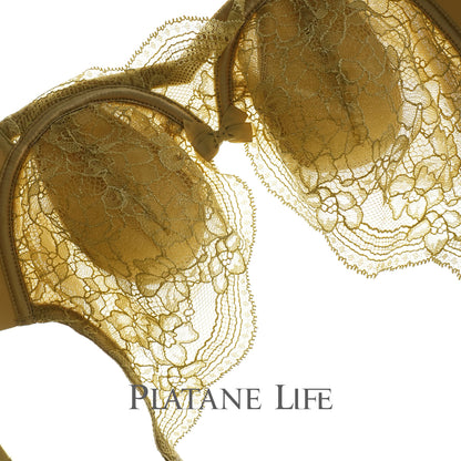Ultra-Thin Crystal Cup Soft Underwire Bra