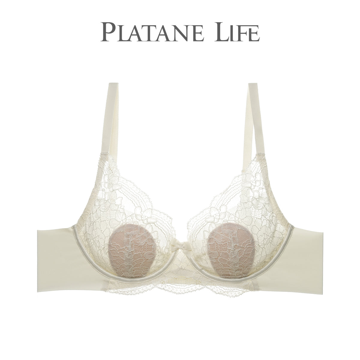 Ultra-Thin Crystal Cup Soft Underwire Bra