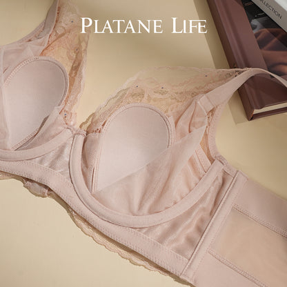 Lace Bra with Soft Underwire, Crystal Thin Cup