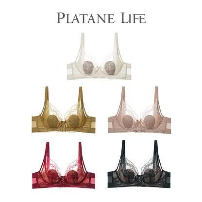 Lace Bra with Soft Underwire, Crystal Thin Cup