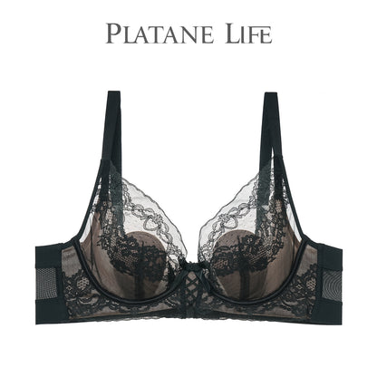 Lace Bra with Soft Underwire, Crystal Thin Cup