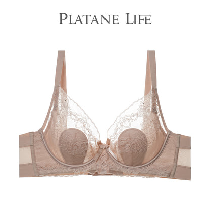 Lace Bra with Soft Underwire, Crystal Thin Cup